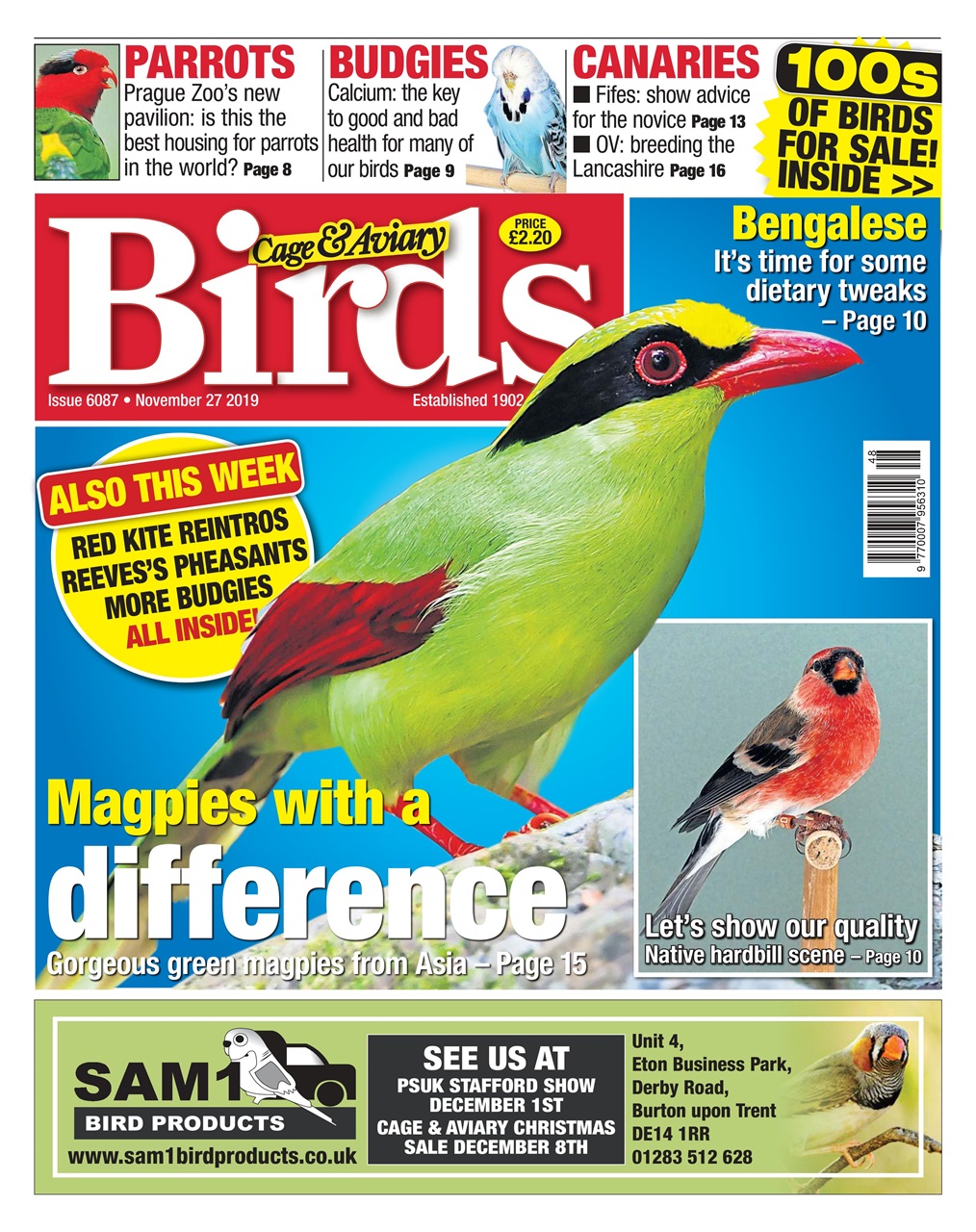 Cage & Aviary Birds Preview Pages