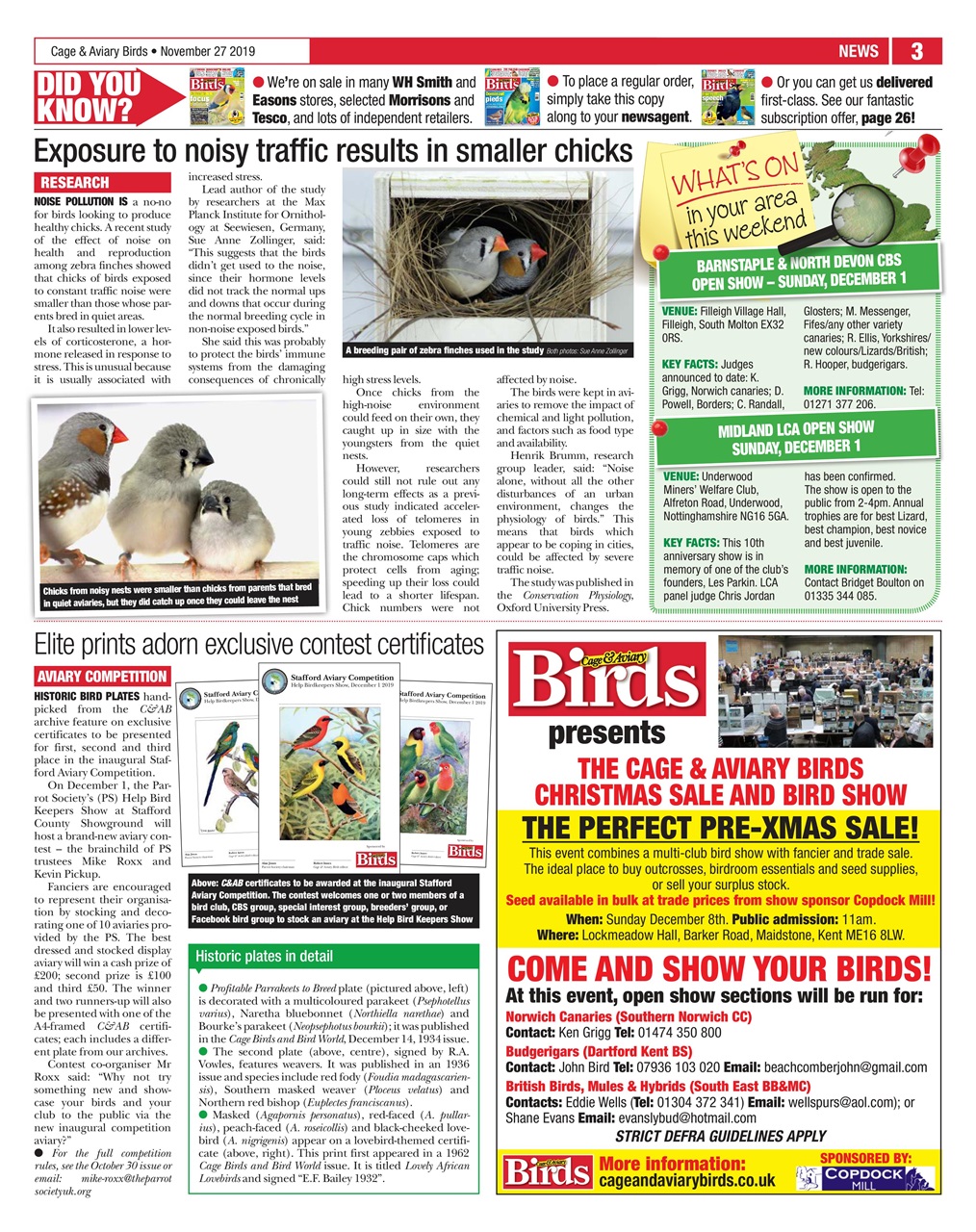 Cage & Aviary Birds Preview Pages