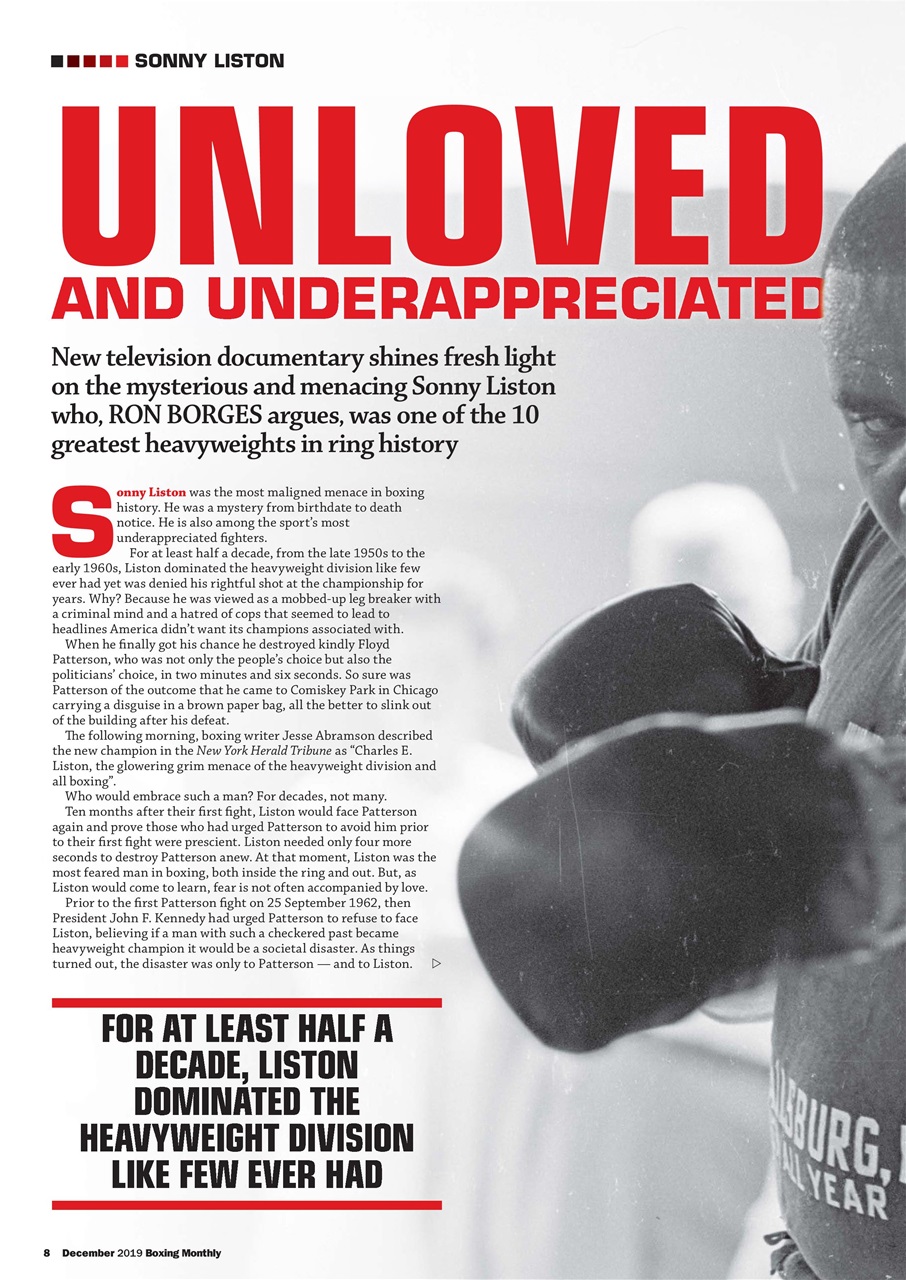Boxing Monthly Preview Pages