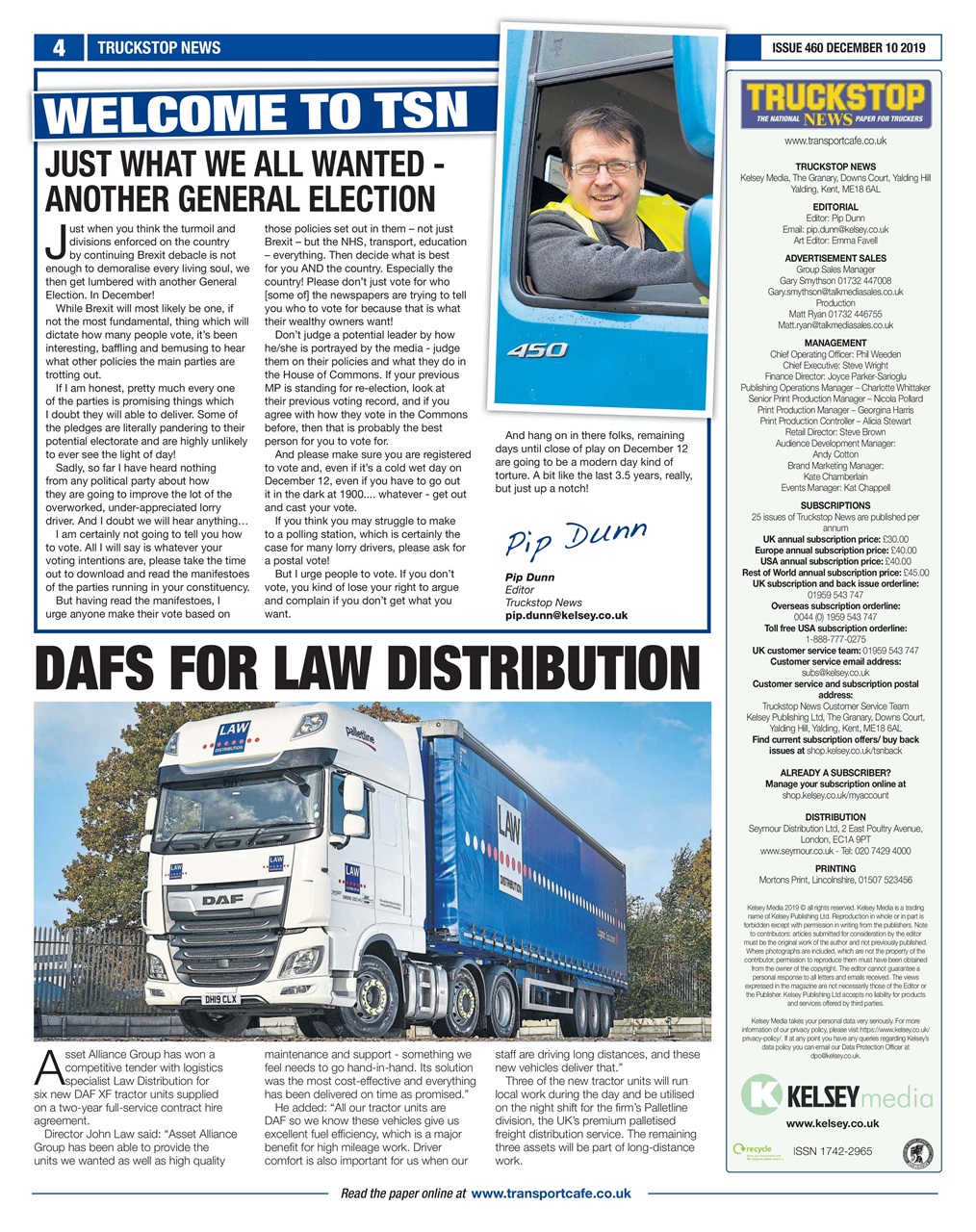 Truckstop News Preview Pages