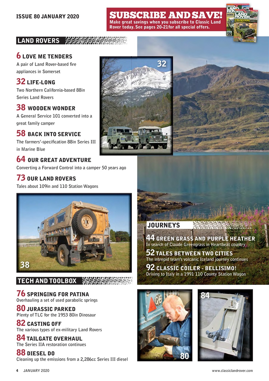 Classic Land Rover Magazine Preview Pages
