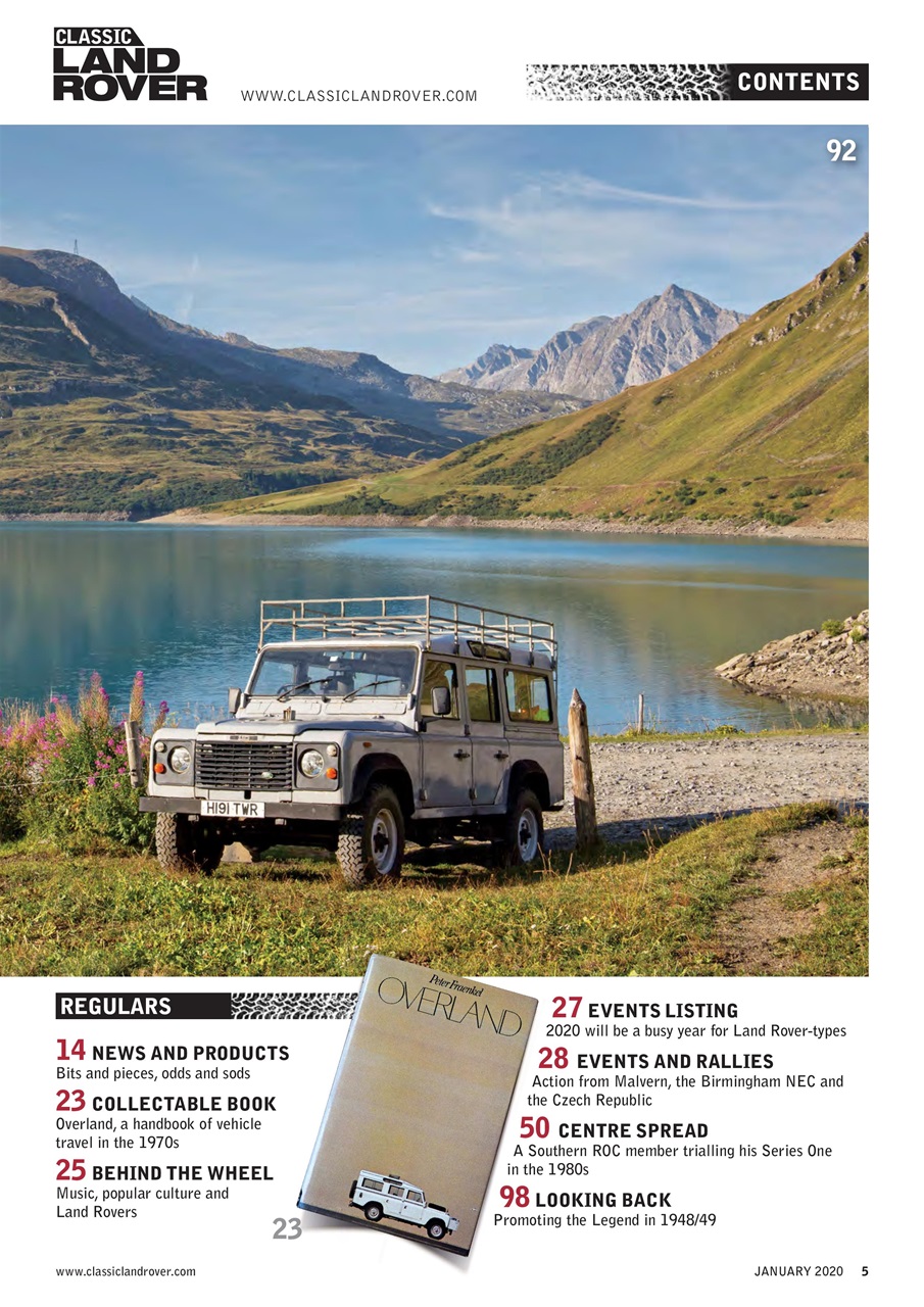 Classic Land Rover Magazine Preview Pages