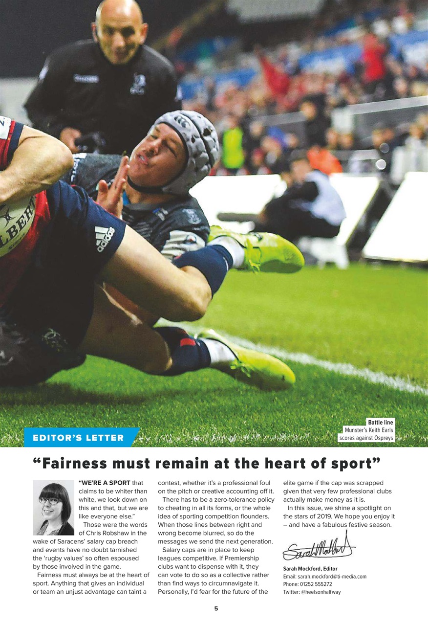 Rugby World Preview Pages