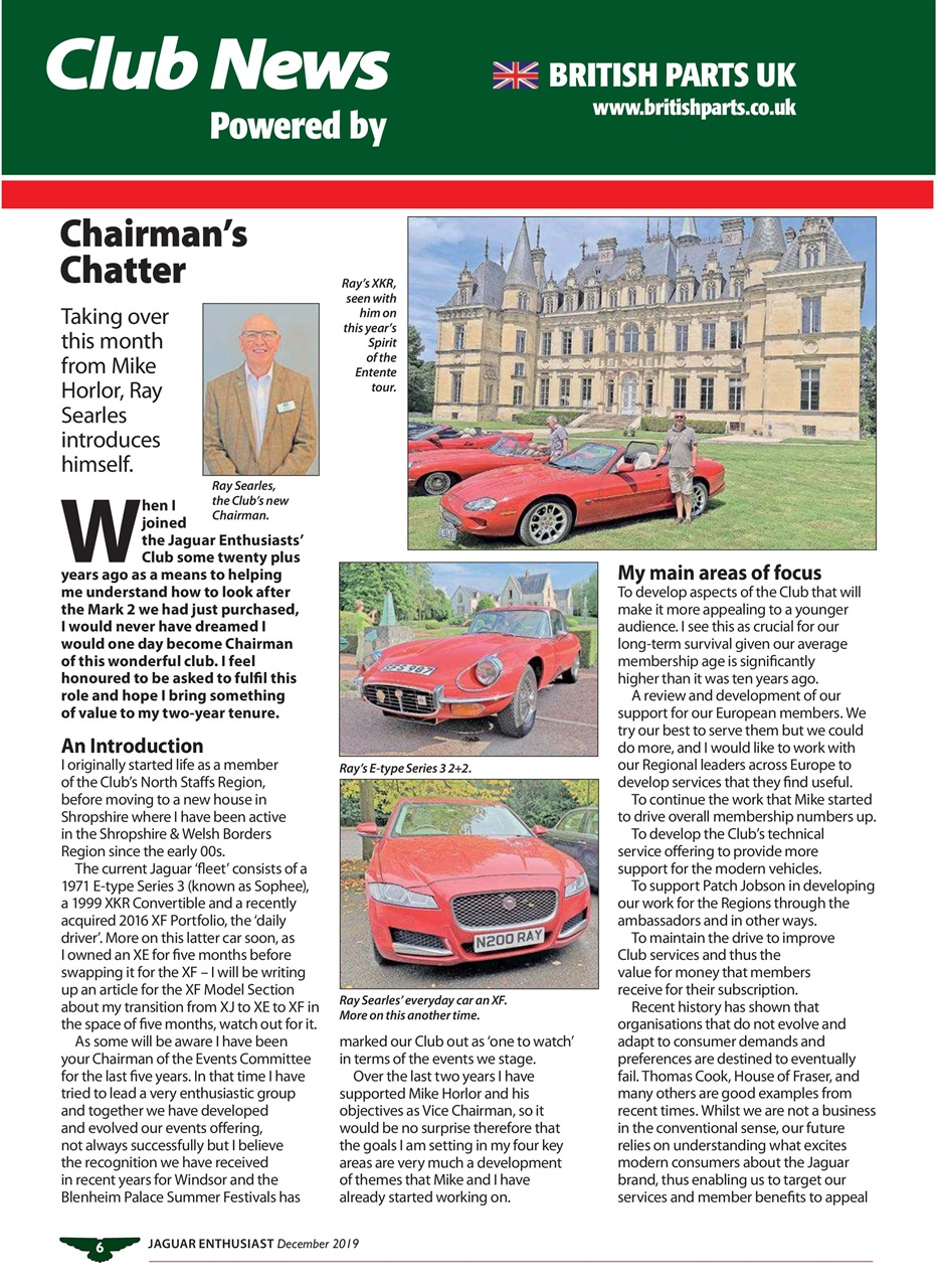 Jaguar Enthusiast Preview Pages