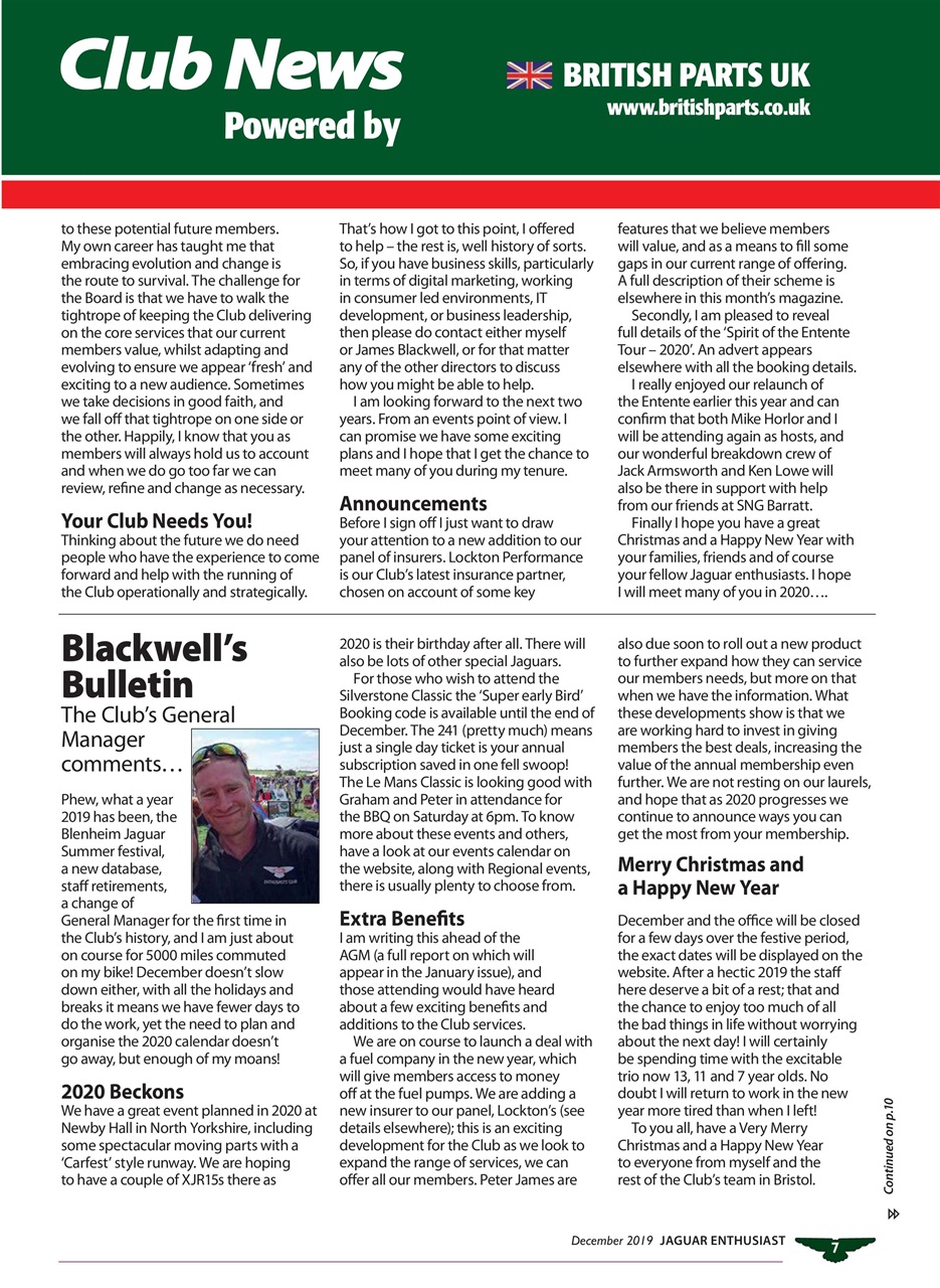 Jaguar Enthusiast Preview Pages