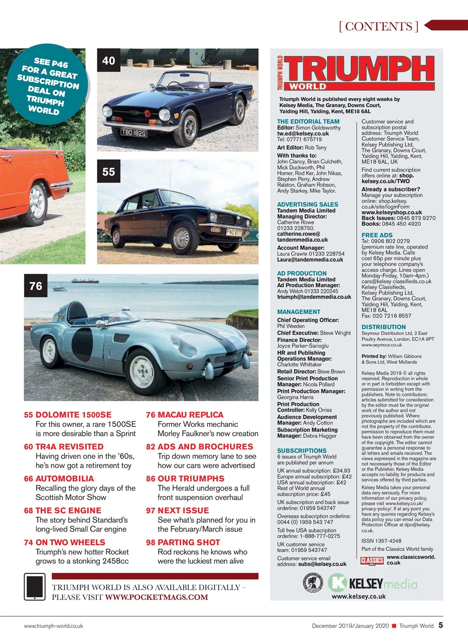 Triumph World Preview Pages