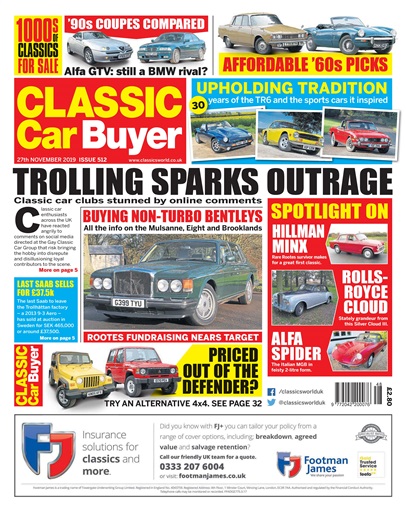 Classic Car Buyer issue 