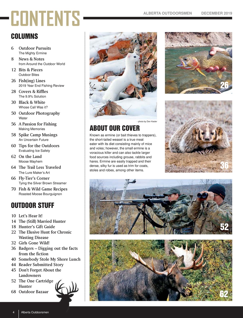 Alberta Outdoors Preview Pages