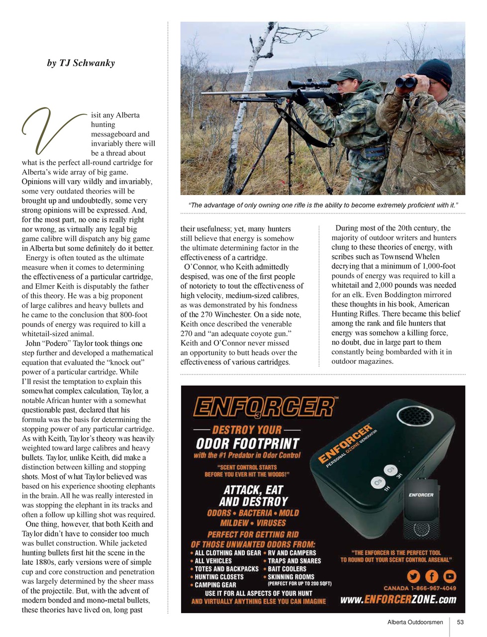 Alberta Outdoors Preview Pages