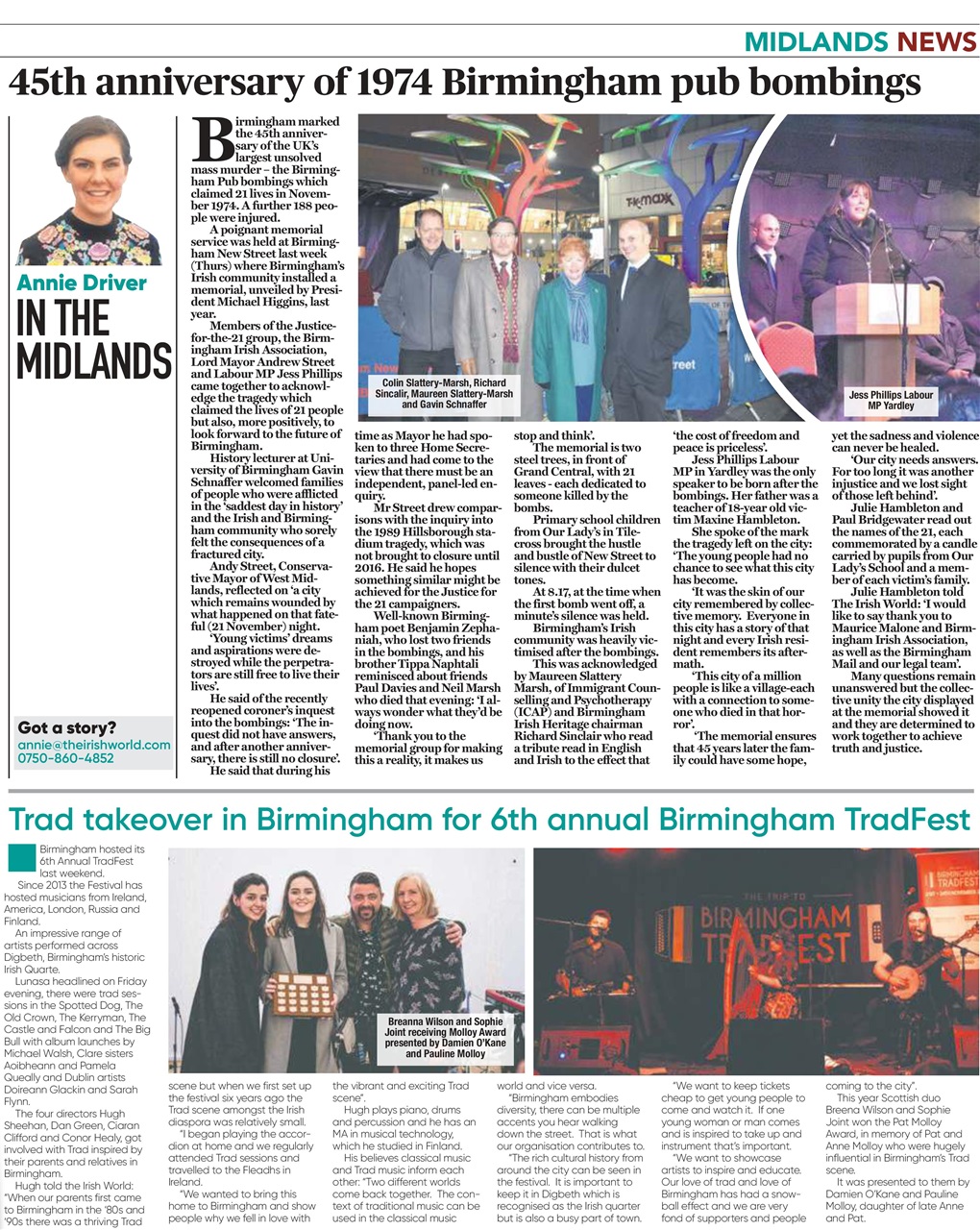 Irish World Preview Pages