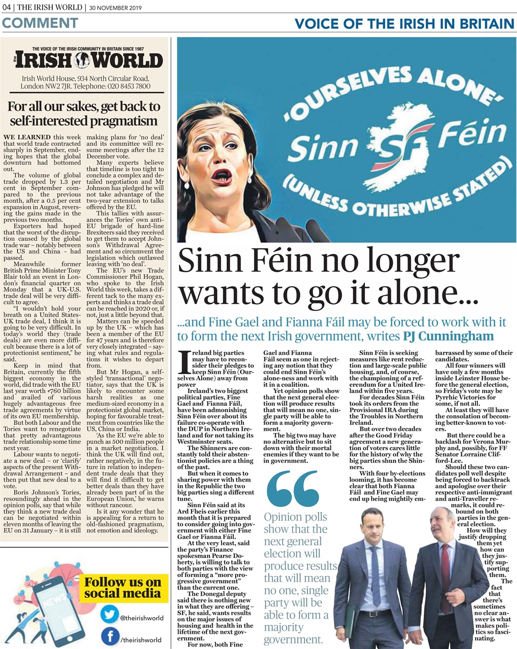 Irish World Preview Pages