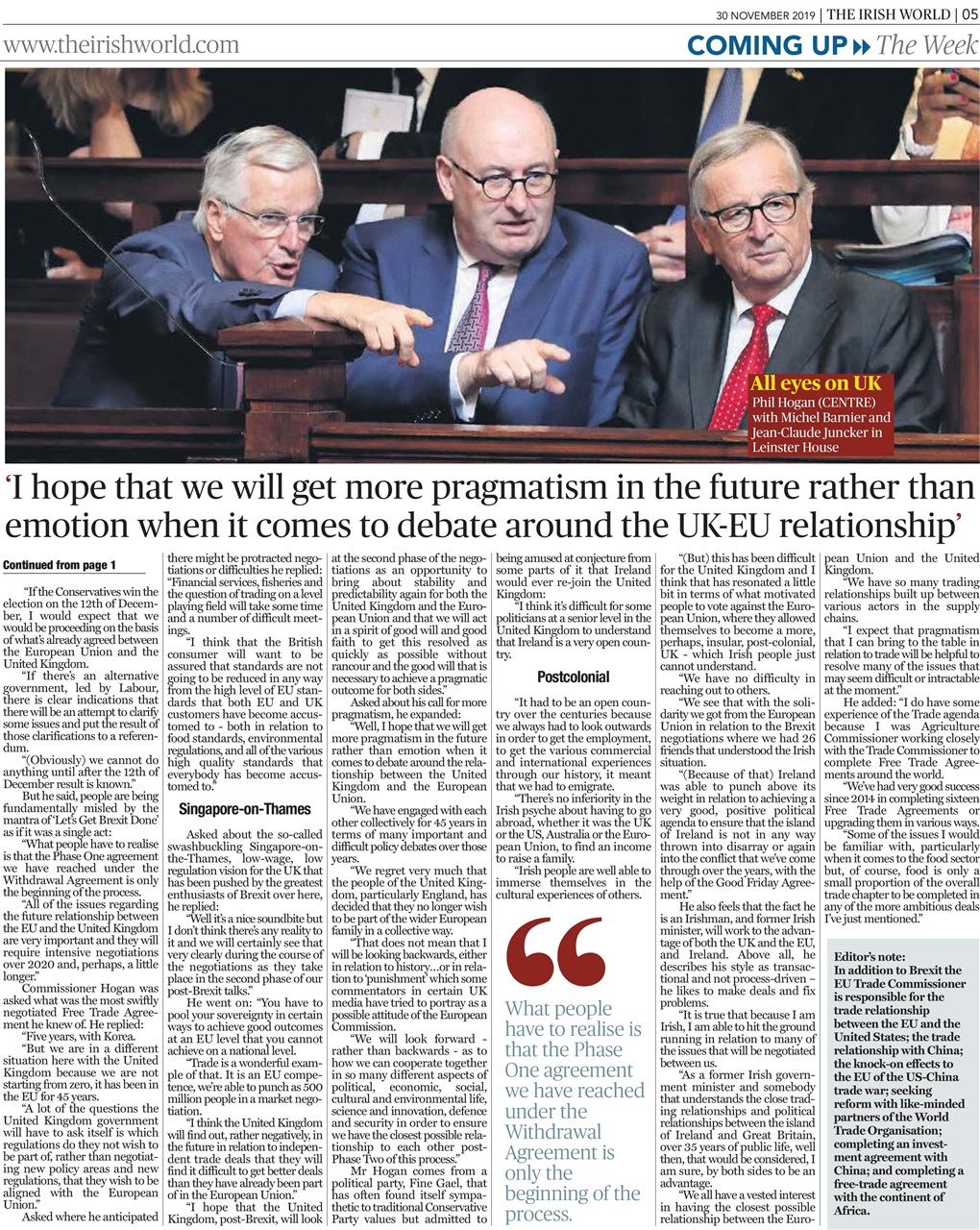 Irish World Preview Pages