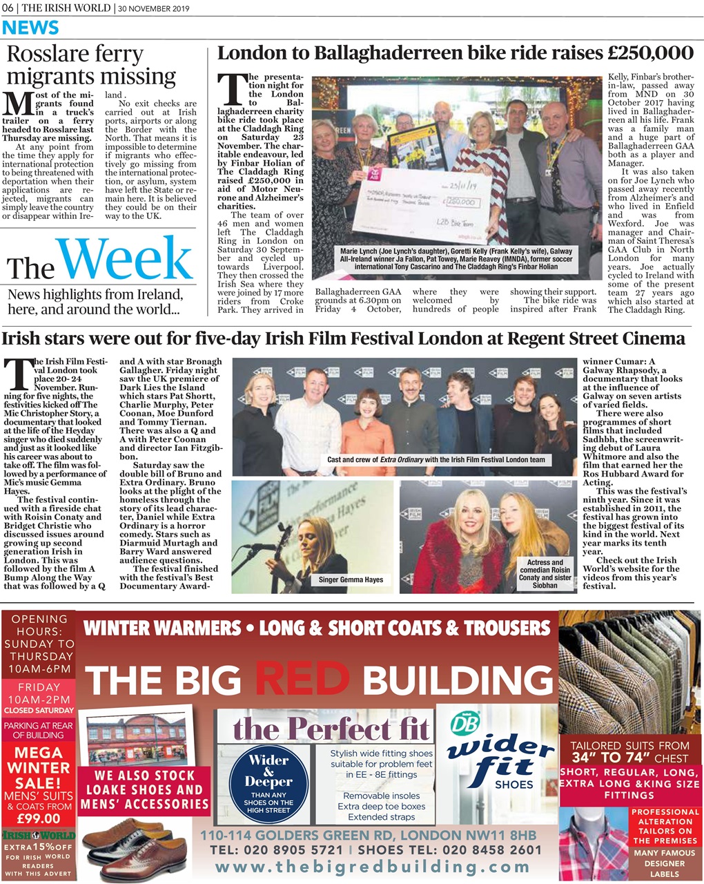 Irish World Preview Pages