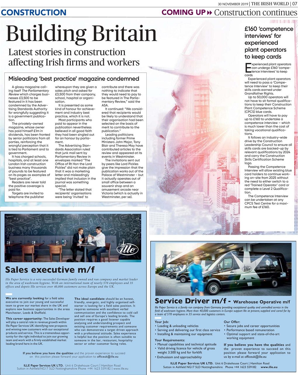 Irish World Preview Pages