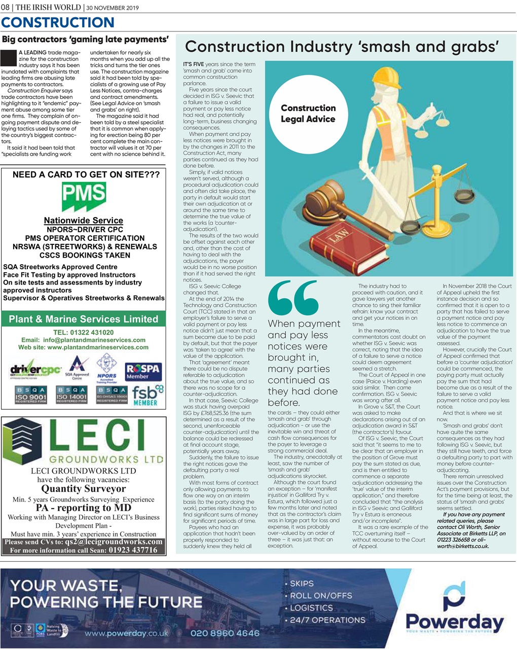 Irish World Preview Pages