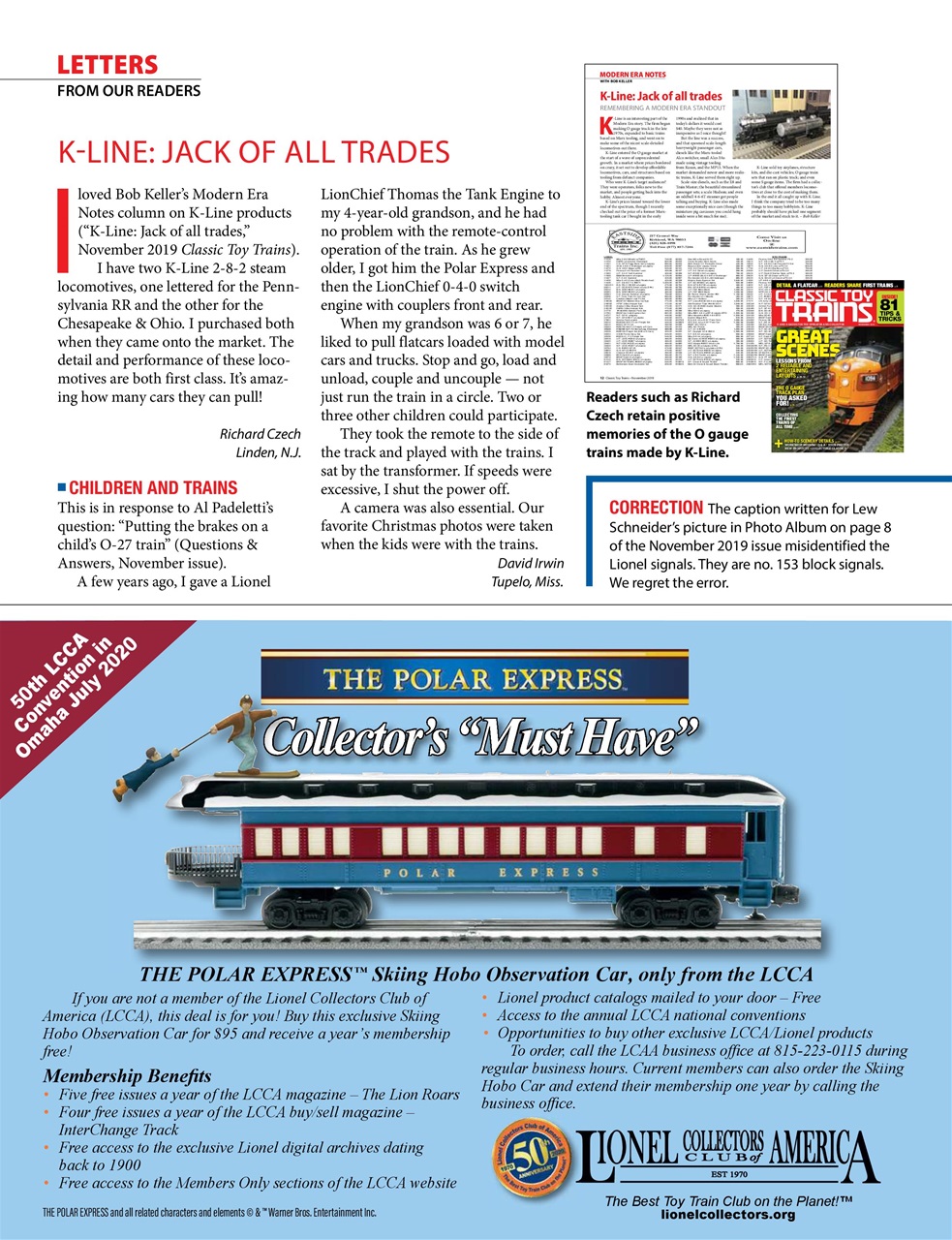 Classic Toy Trains Preview Pages