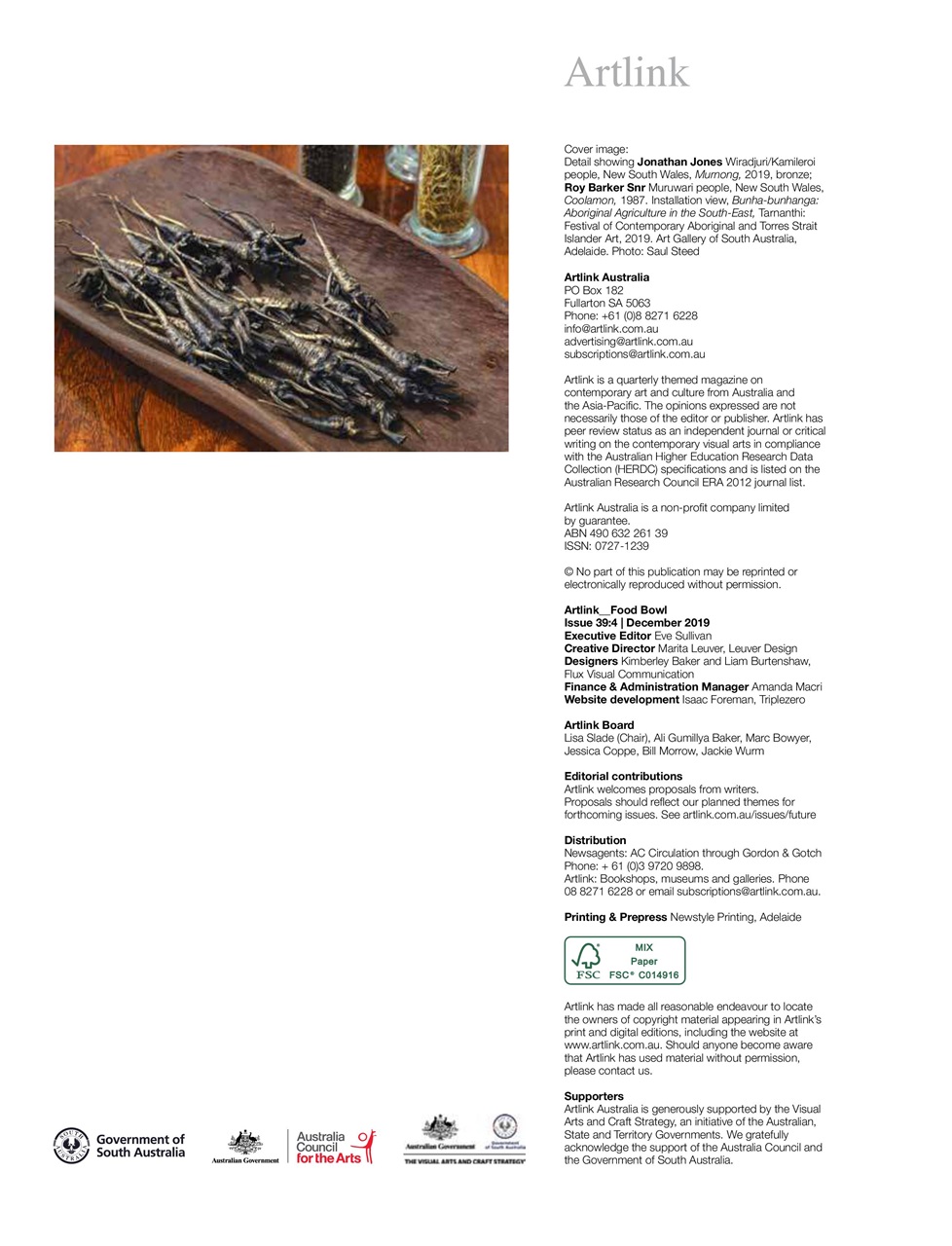 Artlink Magazine Preview Pages