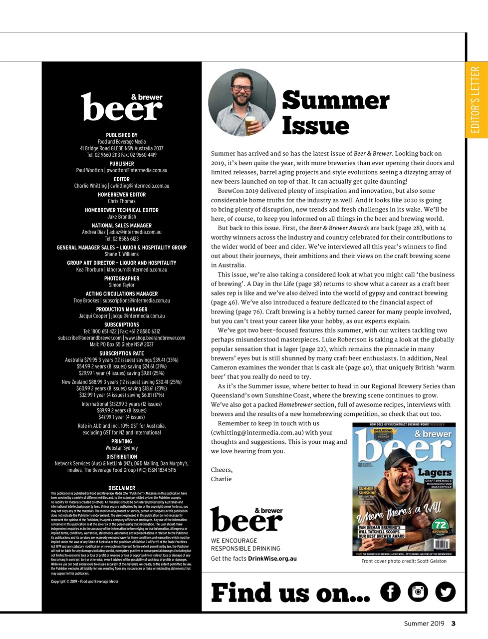 Beer and Brewer Preview Pages