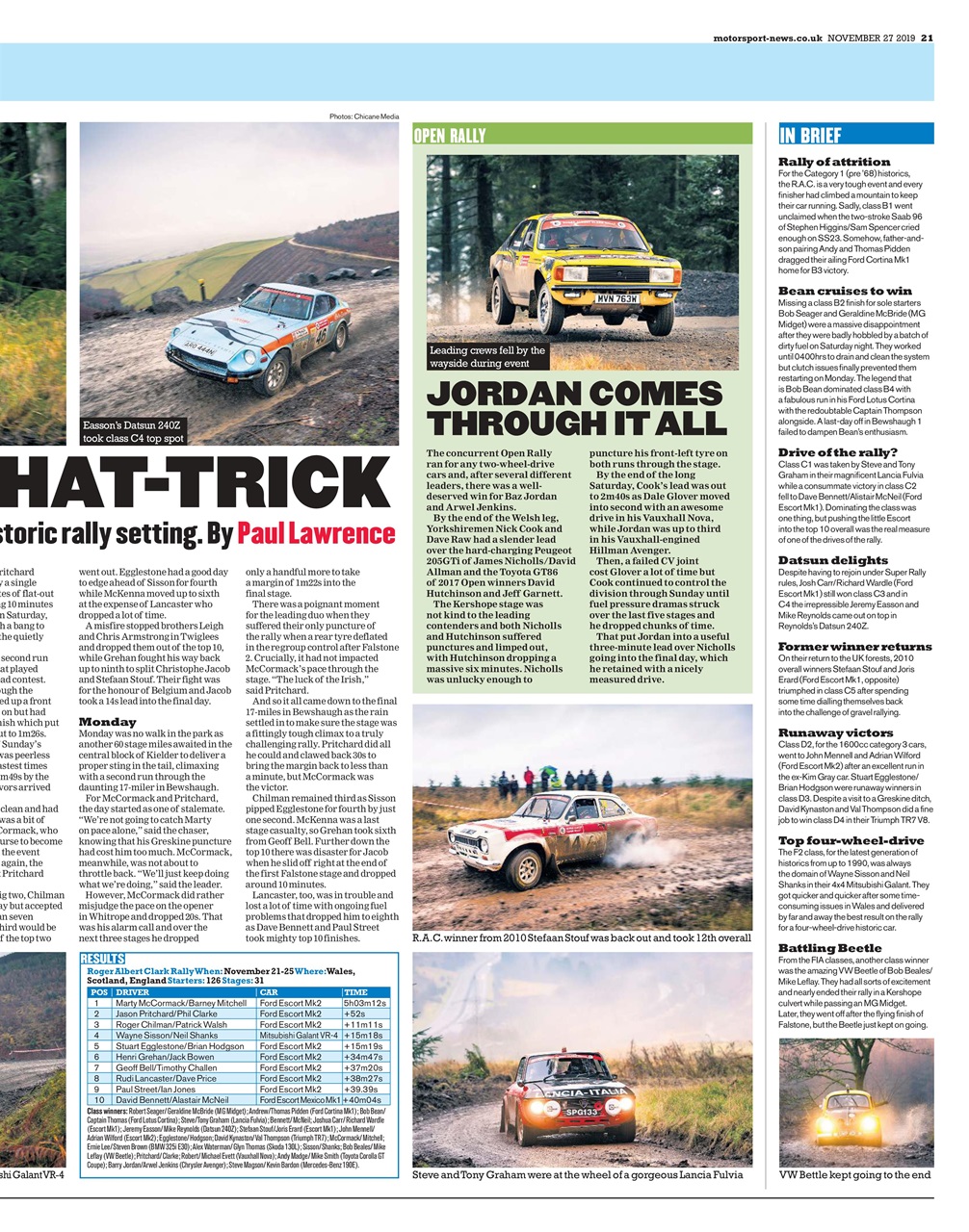 Motorsport News Preview Pages