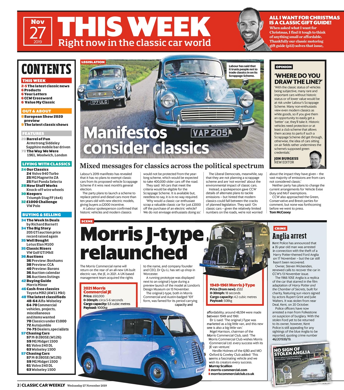 Classic Car Weekly Preview Pages