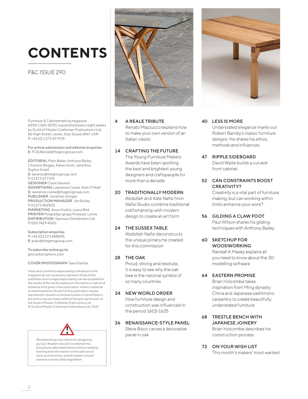 Furniture & Cabinetmaking Preview Pages