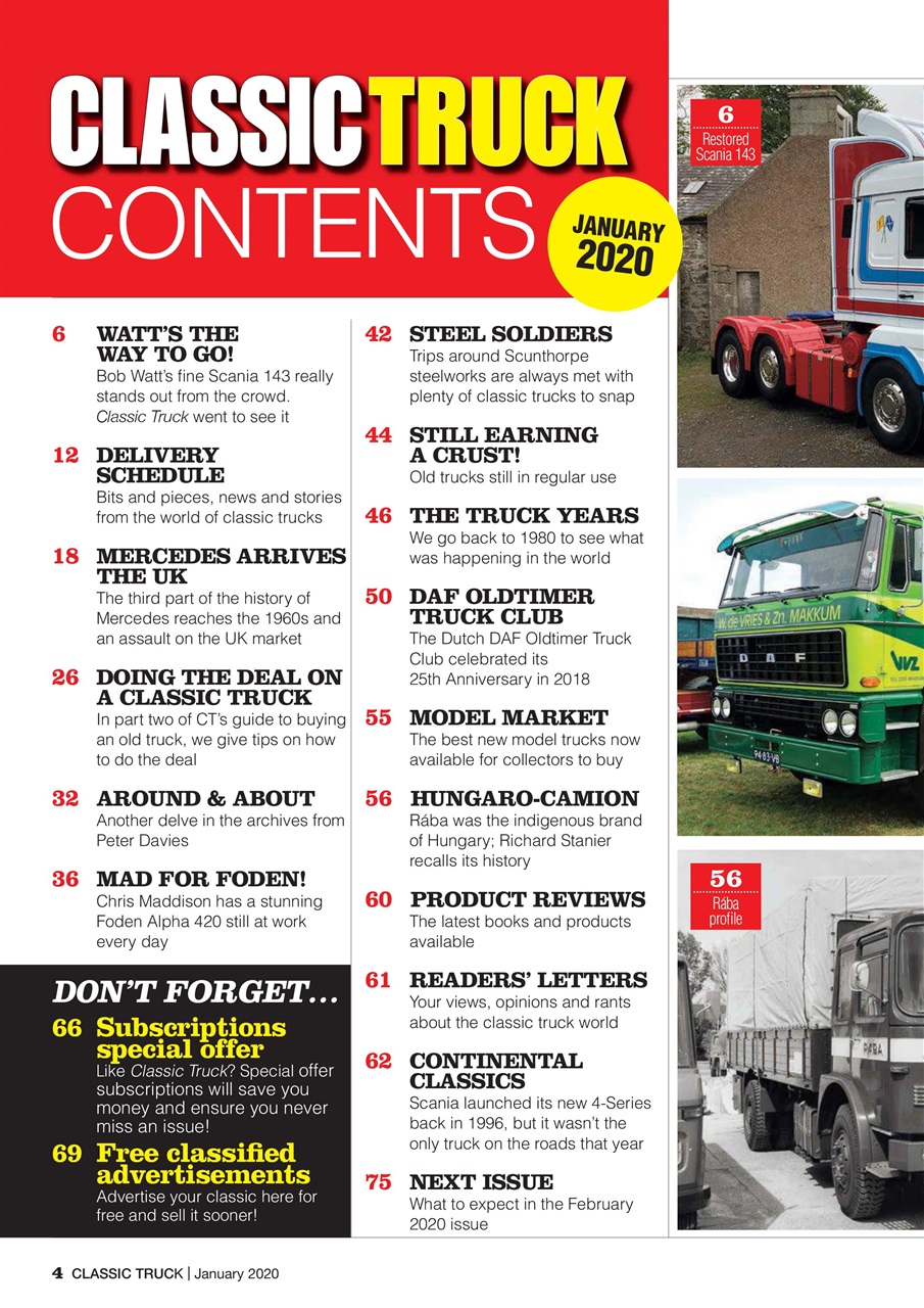 Classic Truck (OLD) Preview Pages