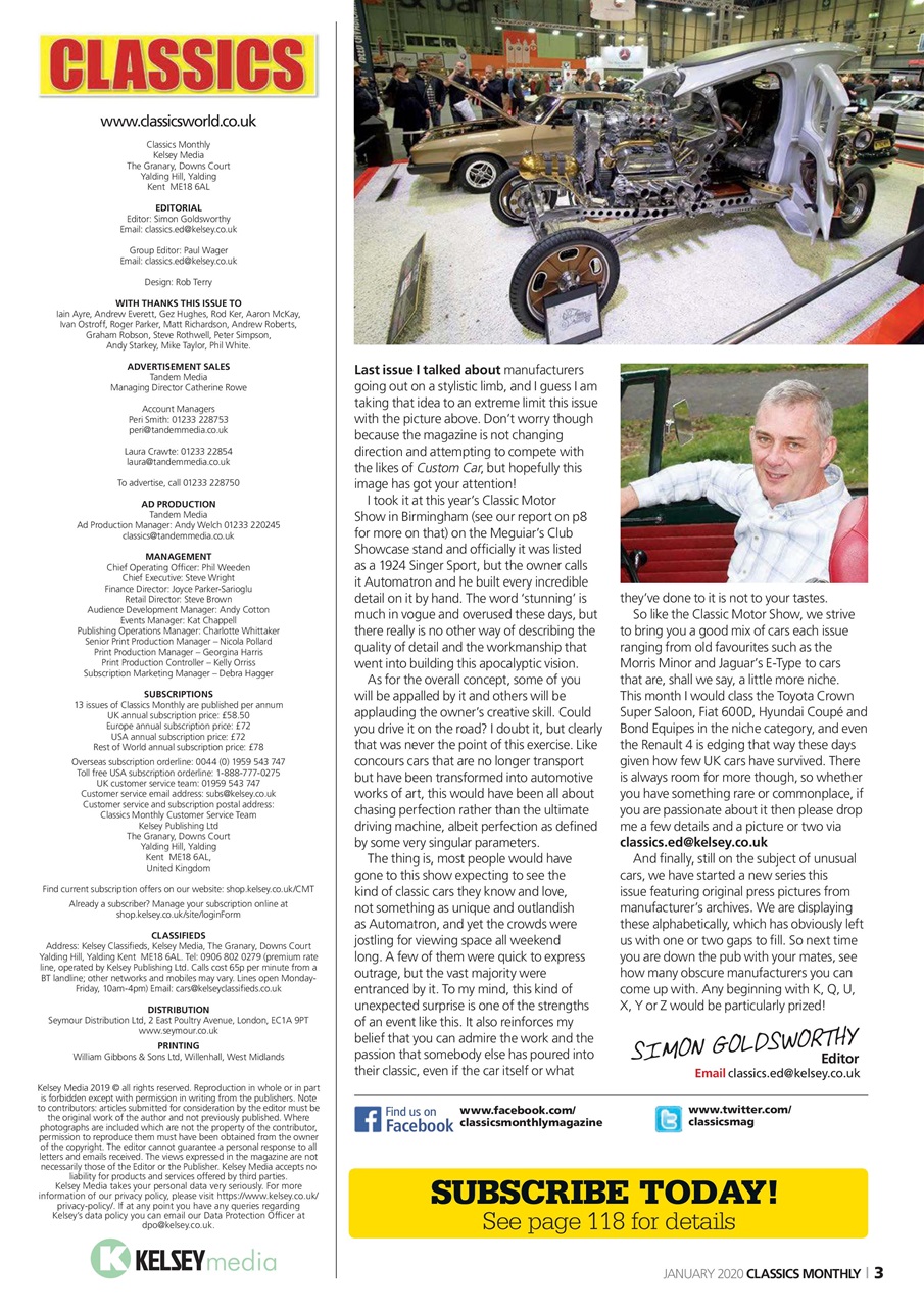 Classics World Preview Pages