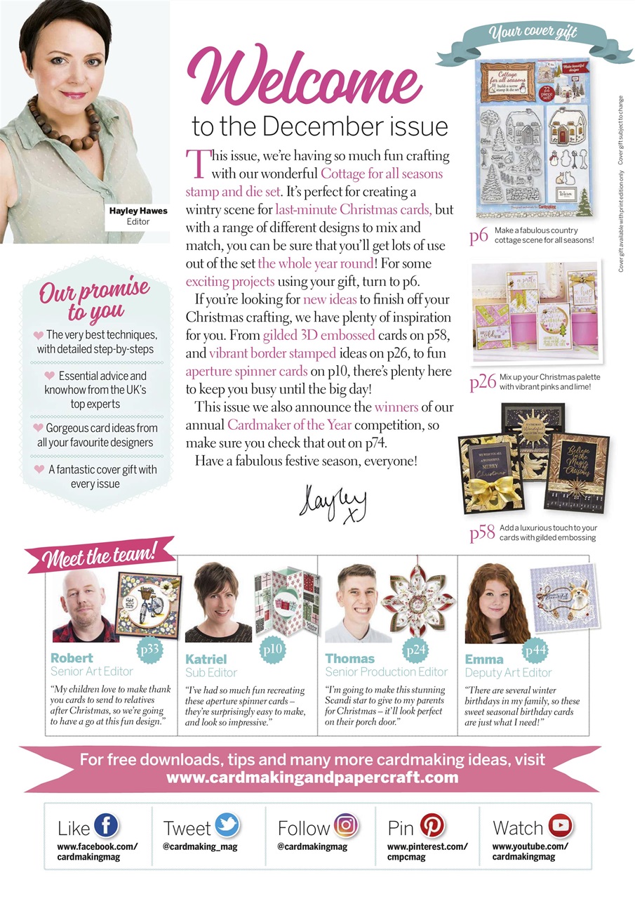 Cardmaking & Papercraft Preview Pages