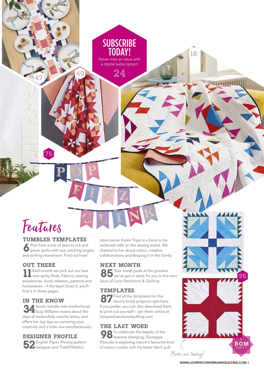 Love Patchwork & Quilting Preview Pages