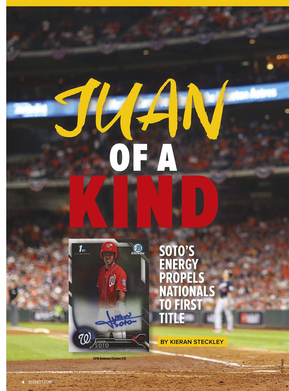 Beckett Baseball Magazine Preview Pages