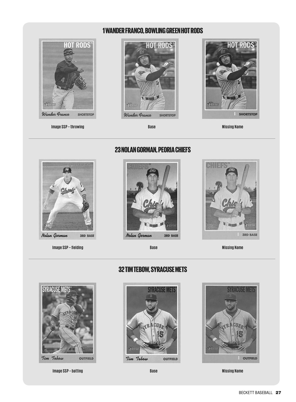 Beckett Baseball Magazine Preview Pages