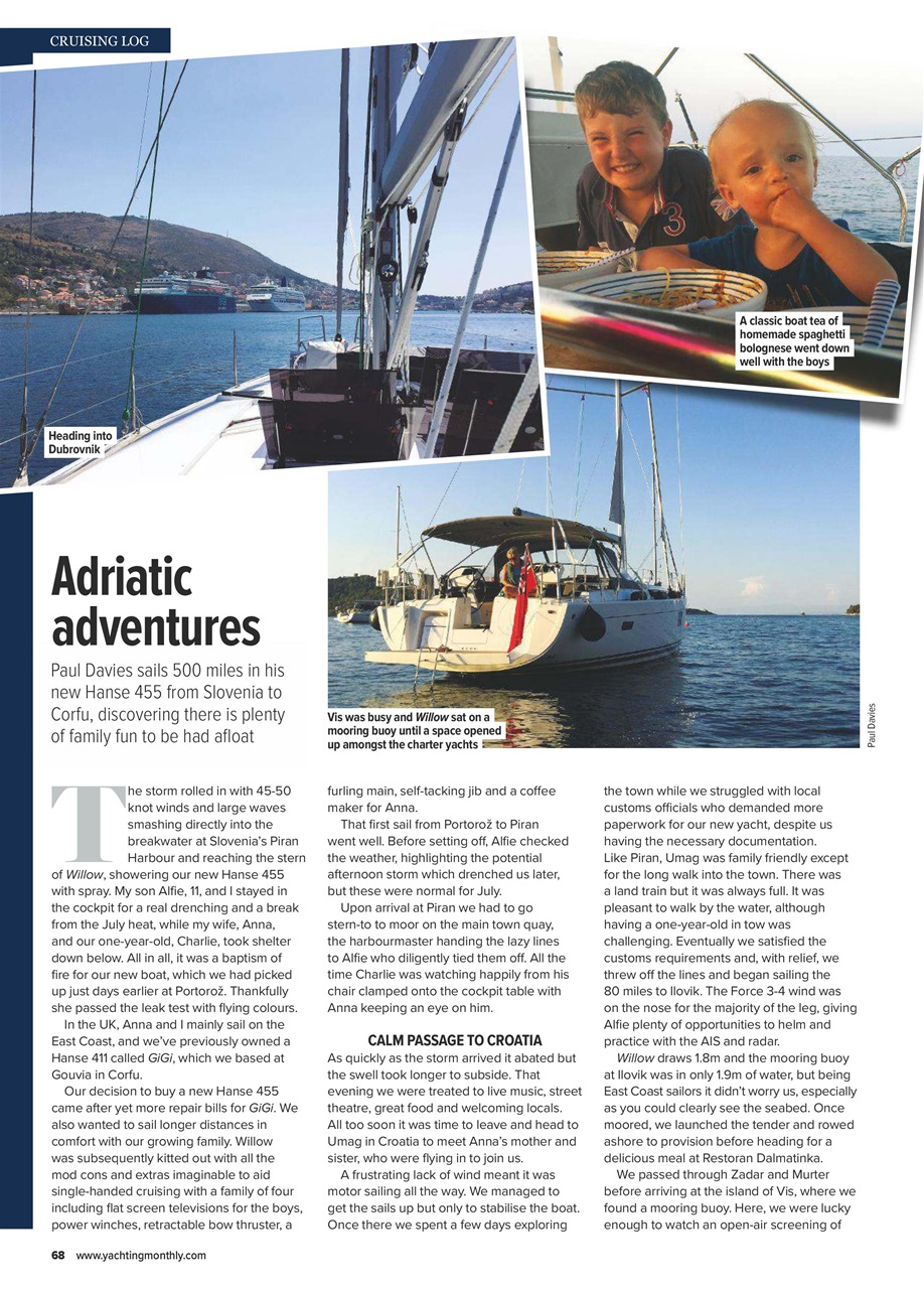 Yachting Monthly Preview Pages