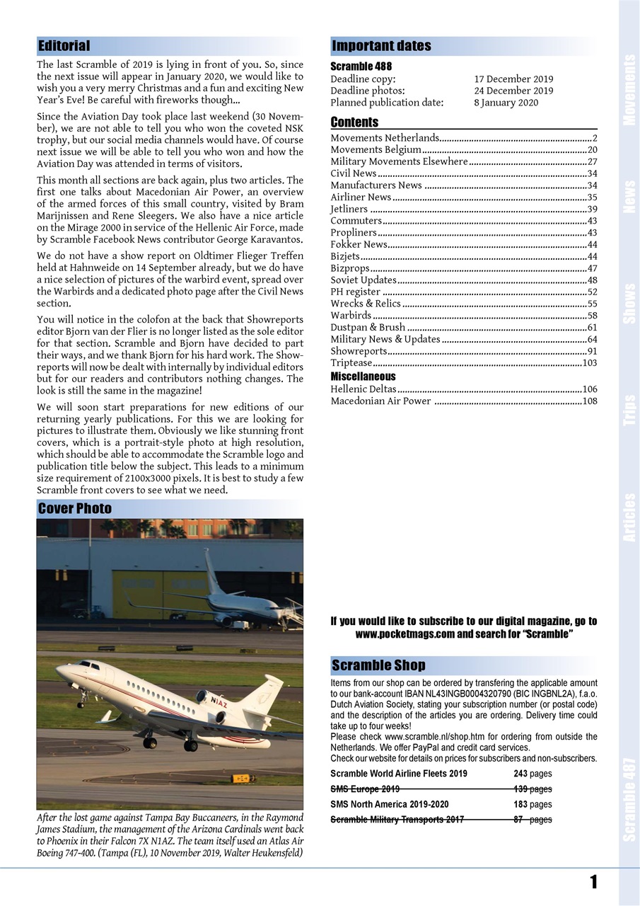 Scramble Magazine Preview Pages