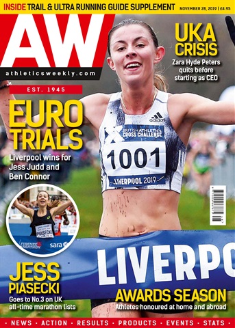 AW – Athletics Weekly Magazine issue Nov 28 2019