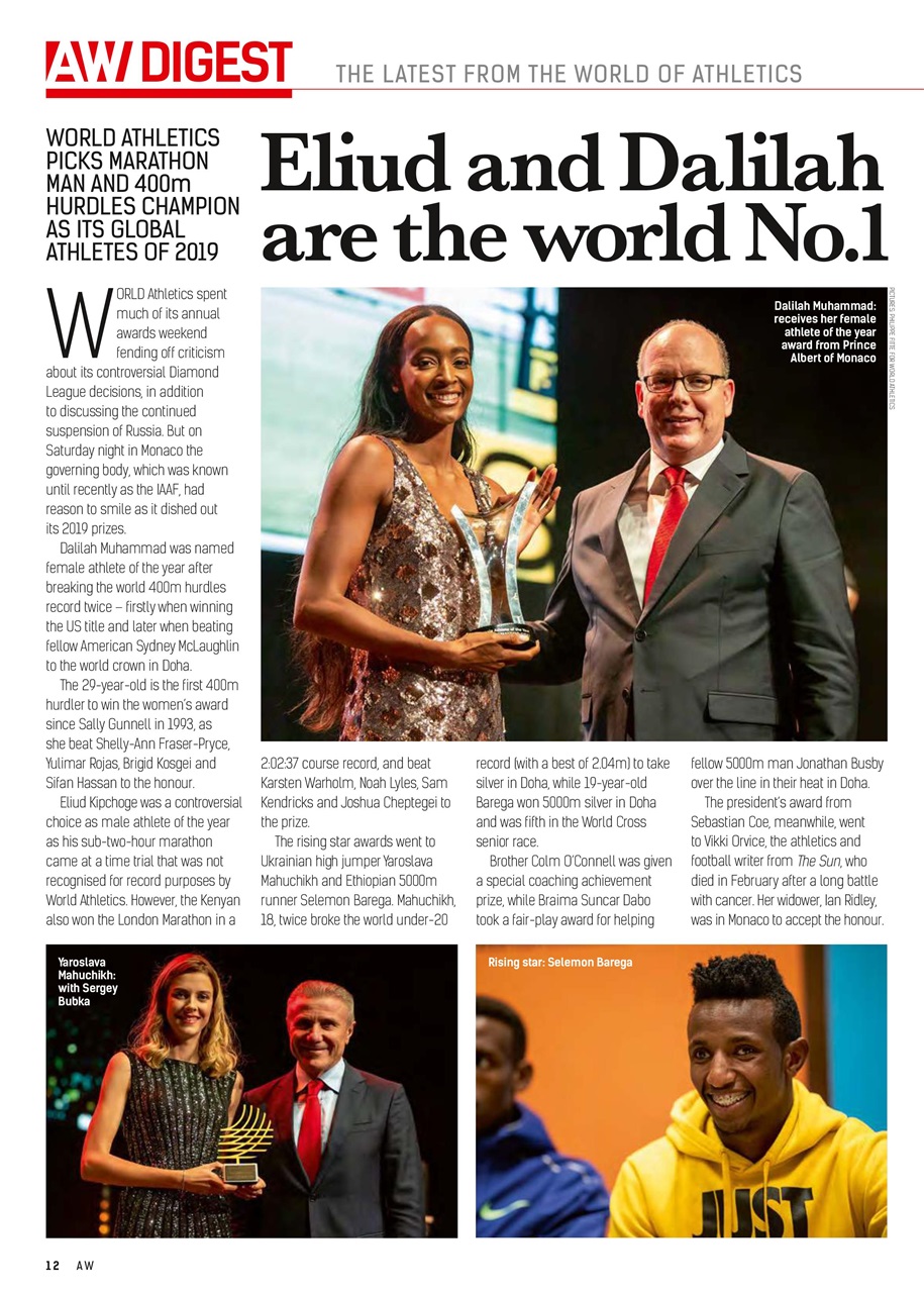 AW – Athletics Weekly Magazine Preview Pages