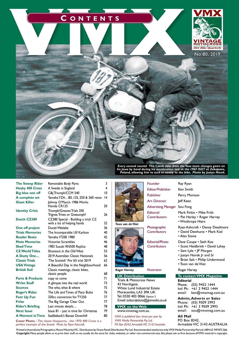 VMX Magazine Preview Pages