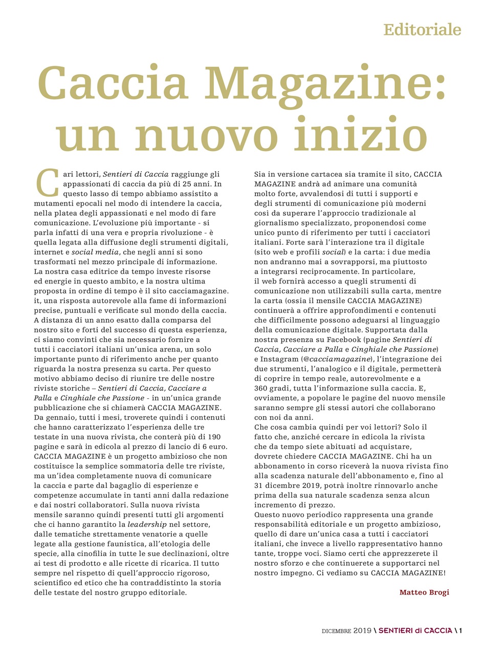 SENTIERI DI CACCIA Preview Pages