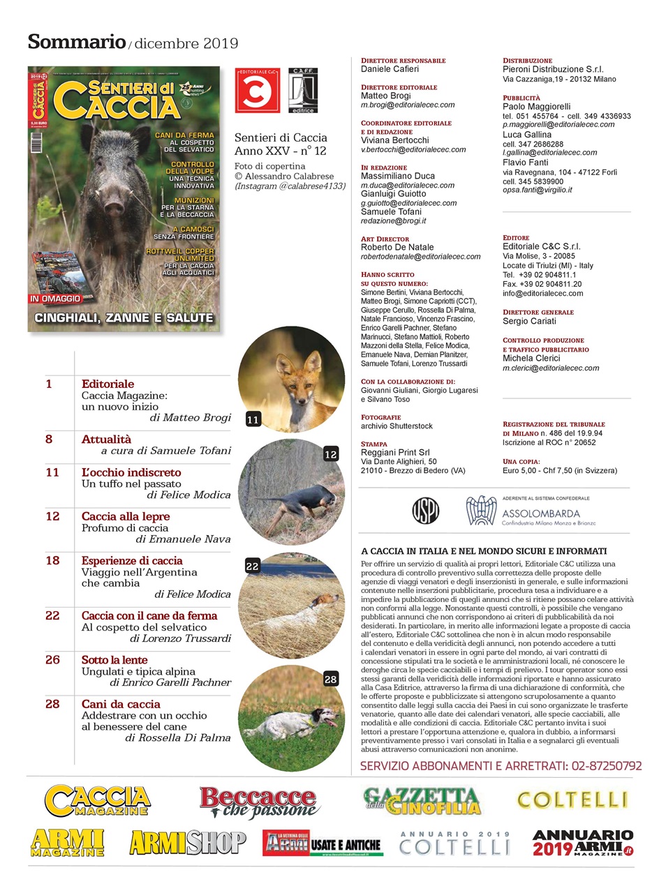 SENTIERI DI CACCIA Preview Pages