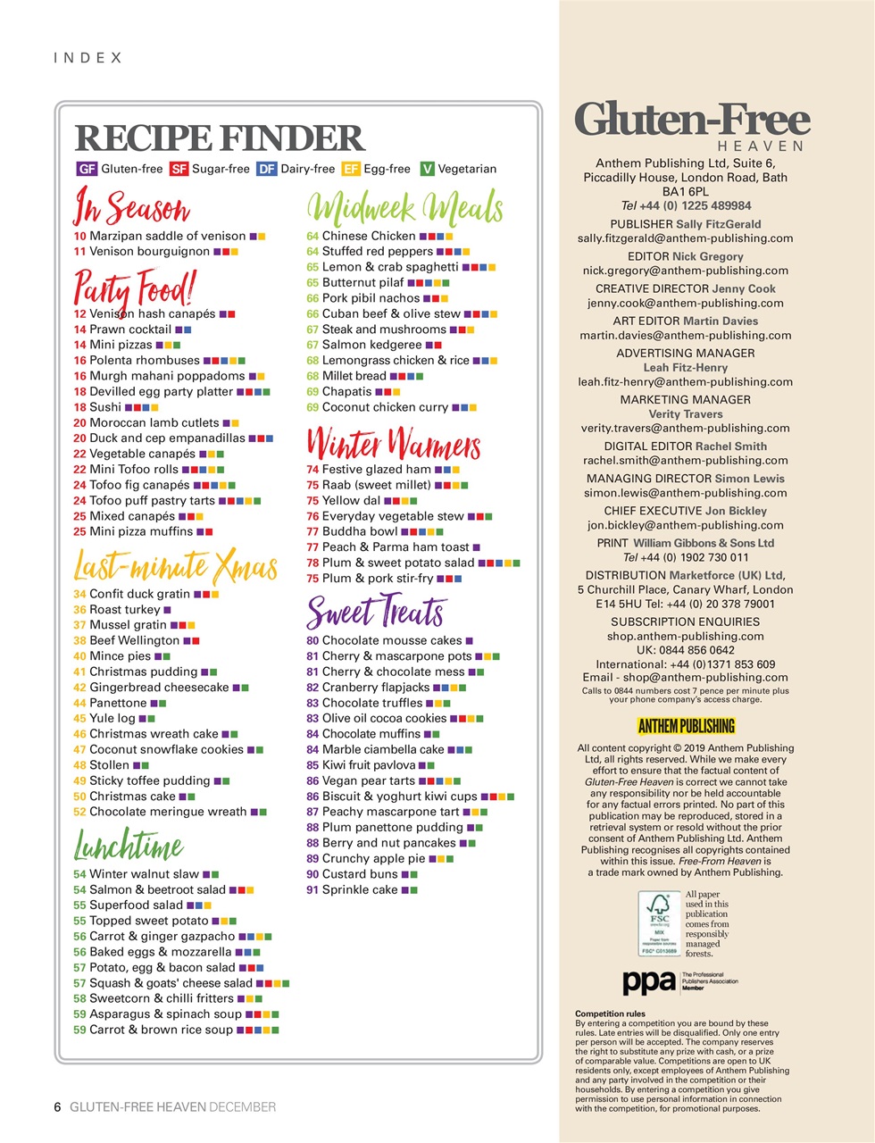 Gluten-Free Heaven Preview Pages