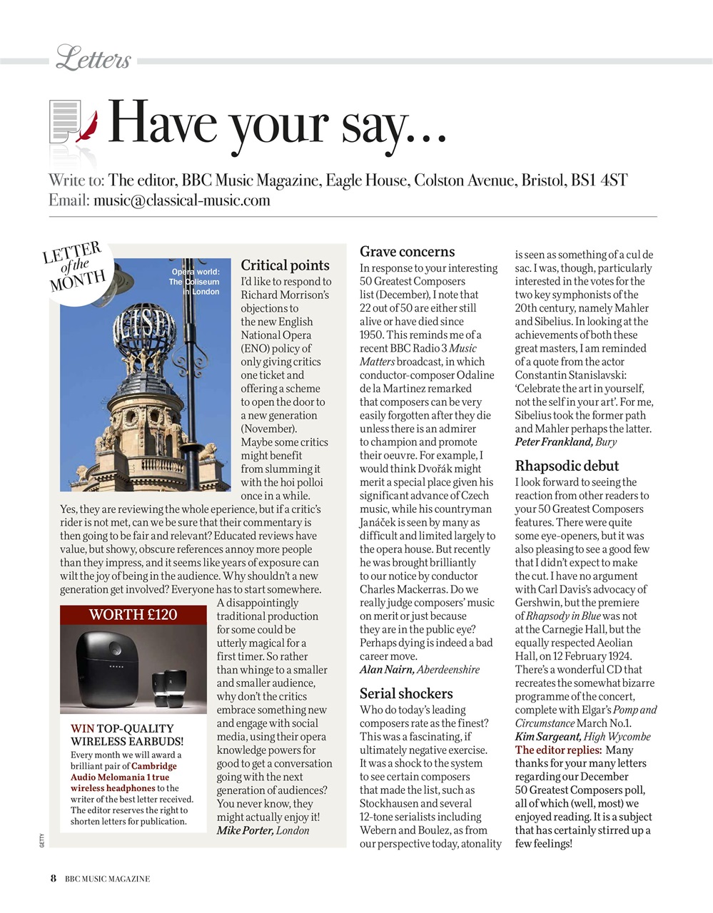 BBC Music Magazine Preview Pages