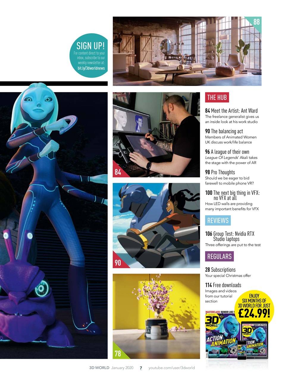 3D World Preview Pages
