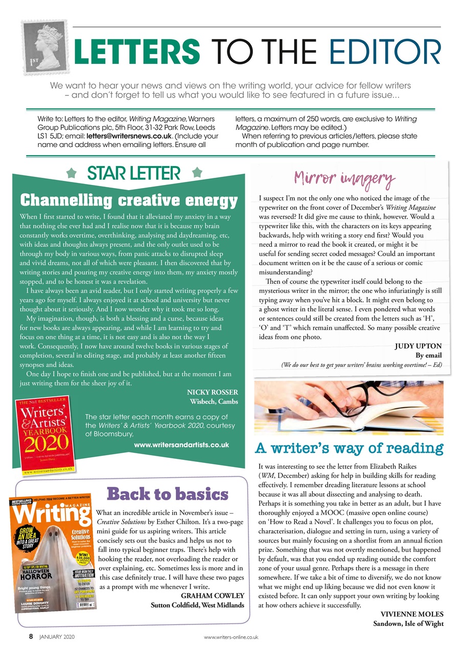 Writing Magazine Preview Pages