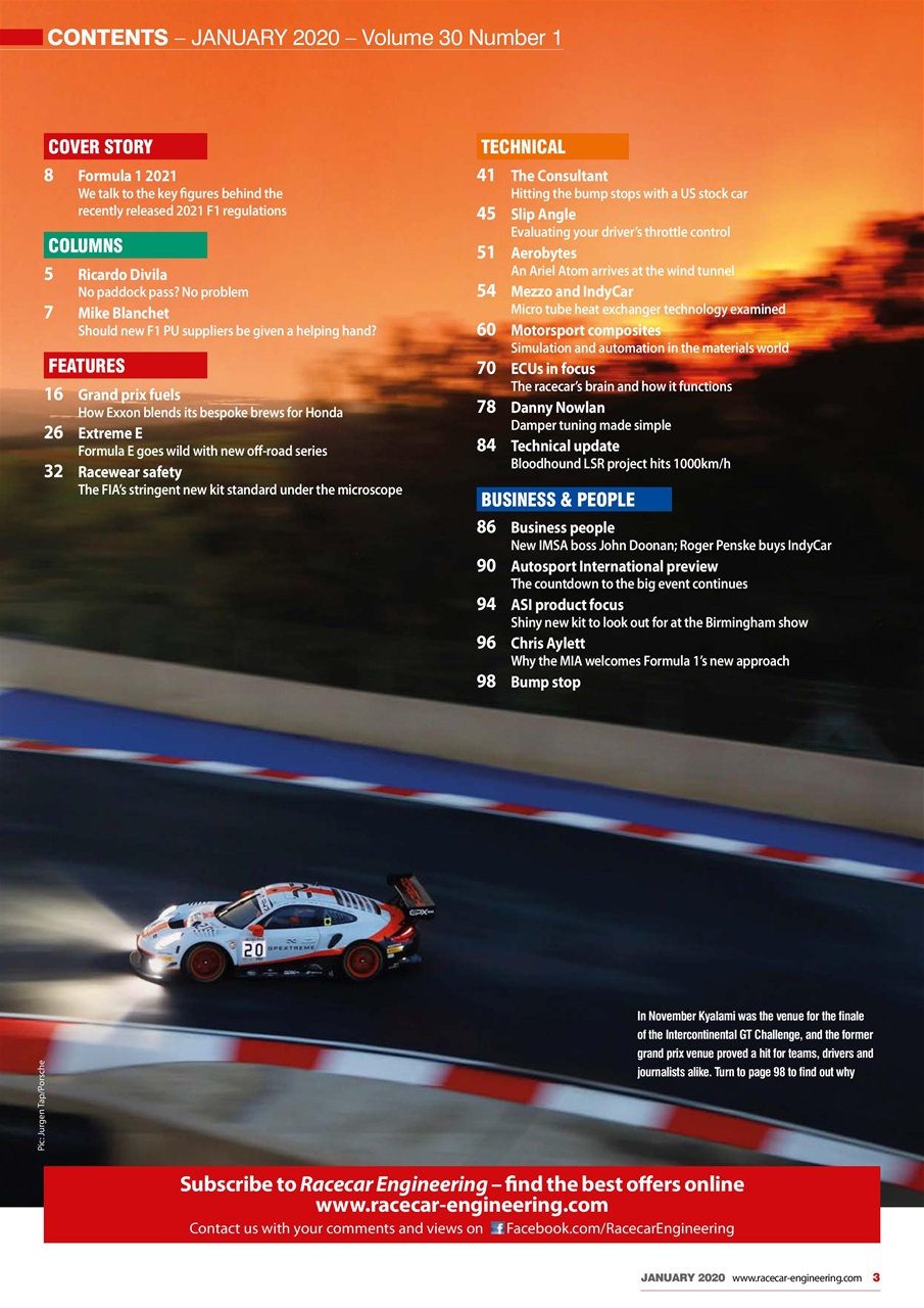Racecar Engineering Preview Pages