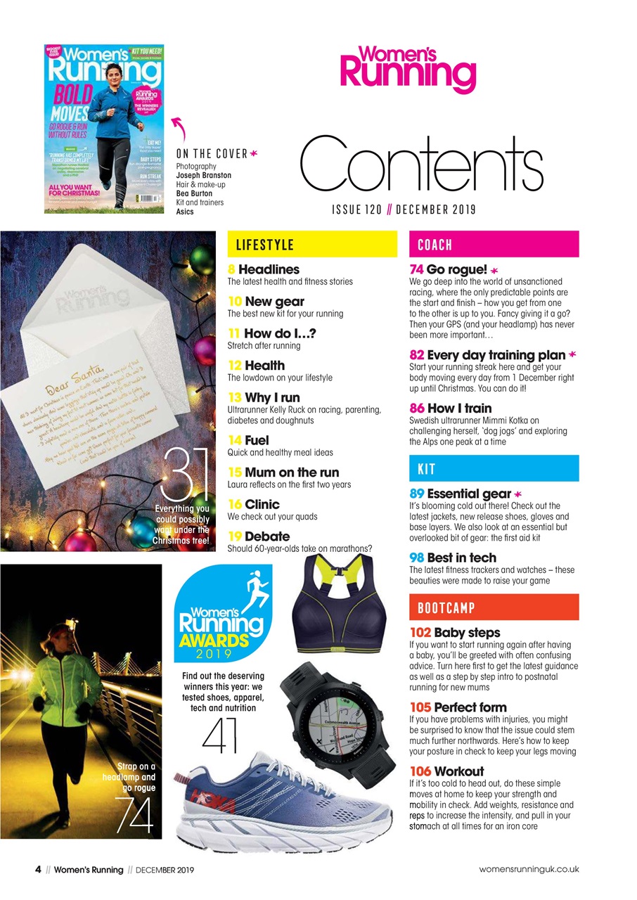 Women’s Running Preview Pages