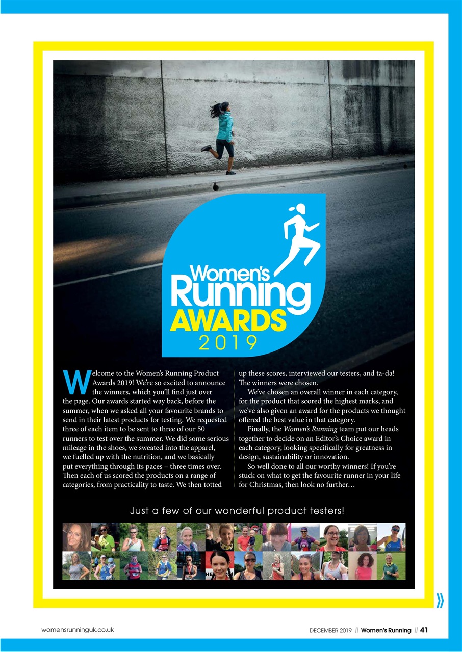 Women’s Running Preview Pages