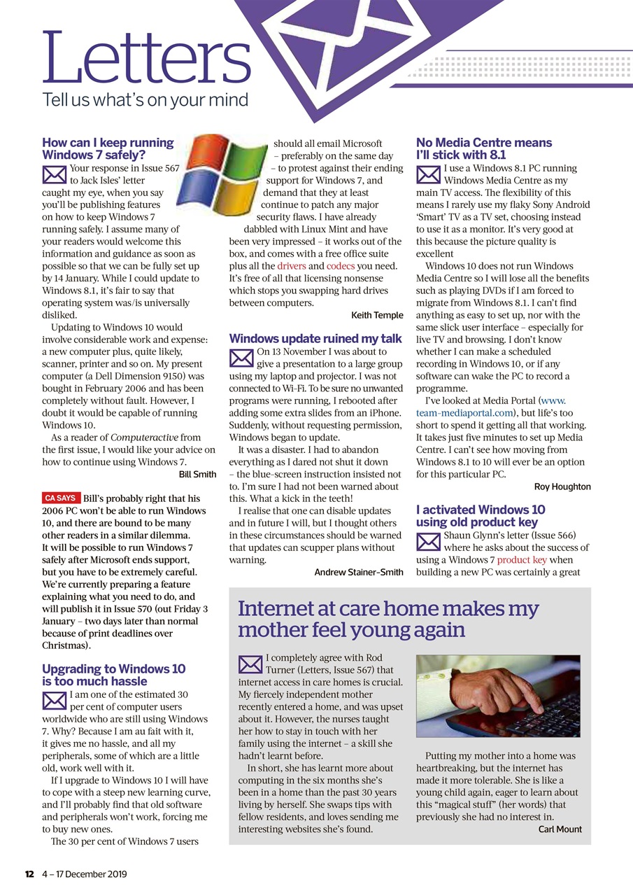 Computer Active Preview Pages