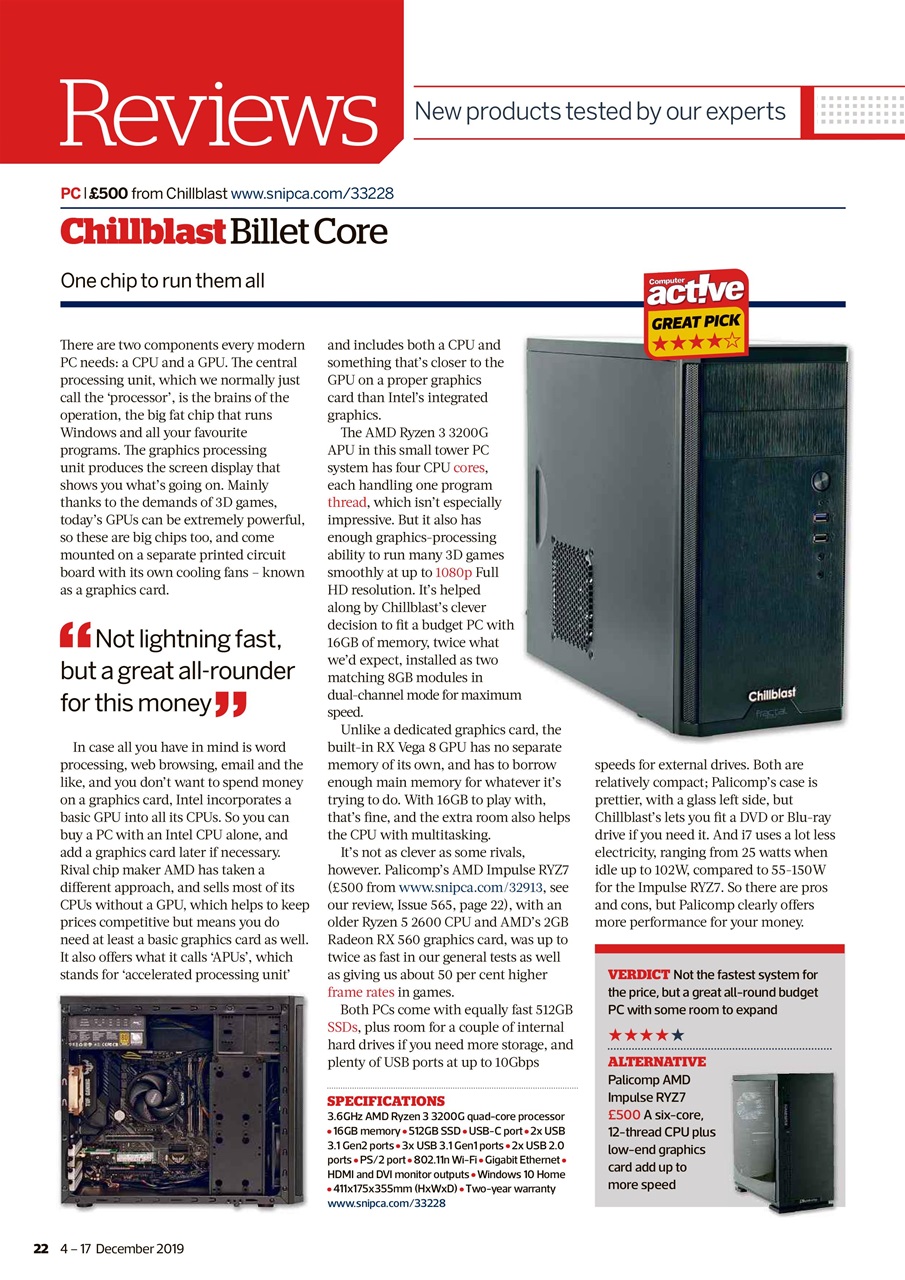 Computer Active Preview Pages