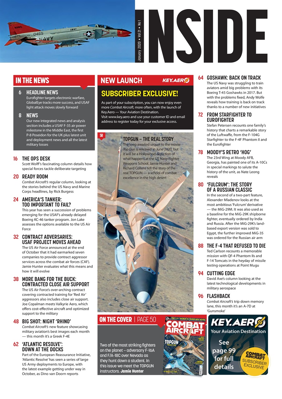 Combat Aircraft Journal Preview Pages