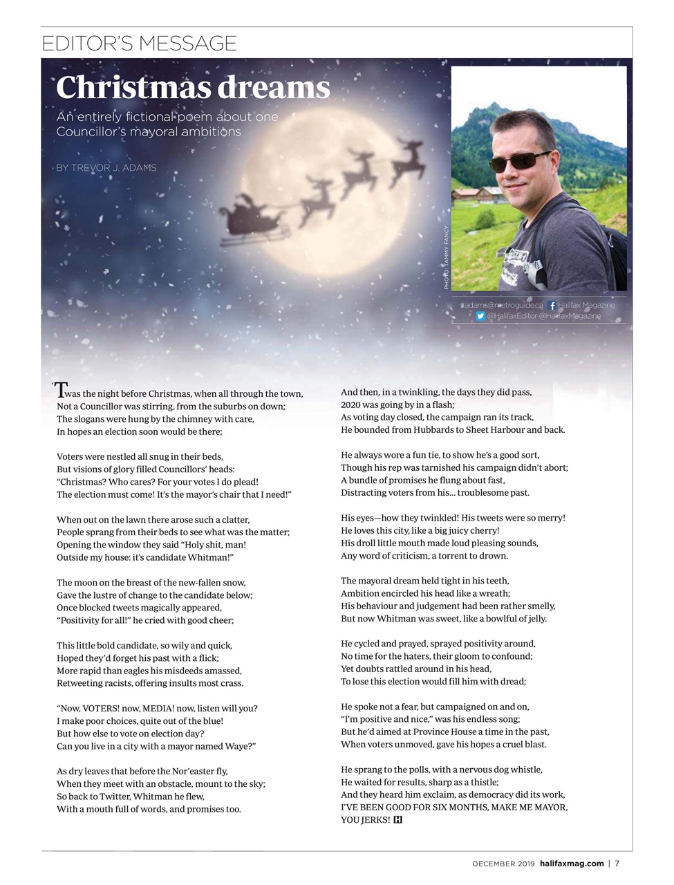 Halifax Magazine Preview Pages