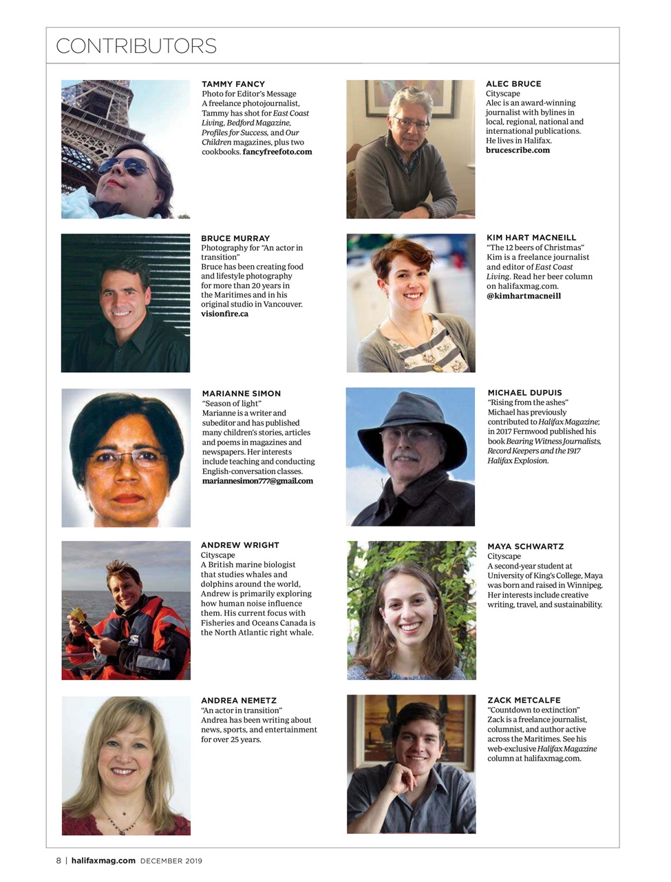 Halifax Magazine Preview Pages